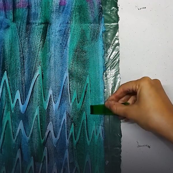 Processo de criação de paste paper